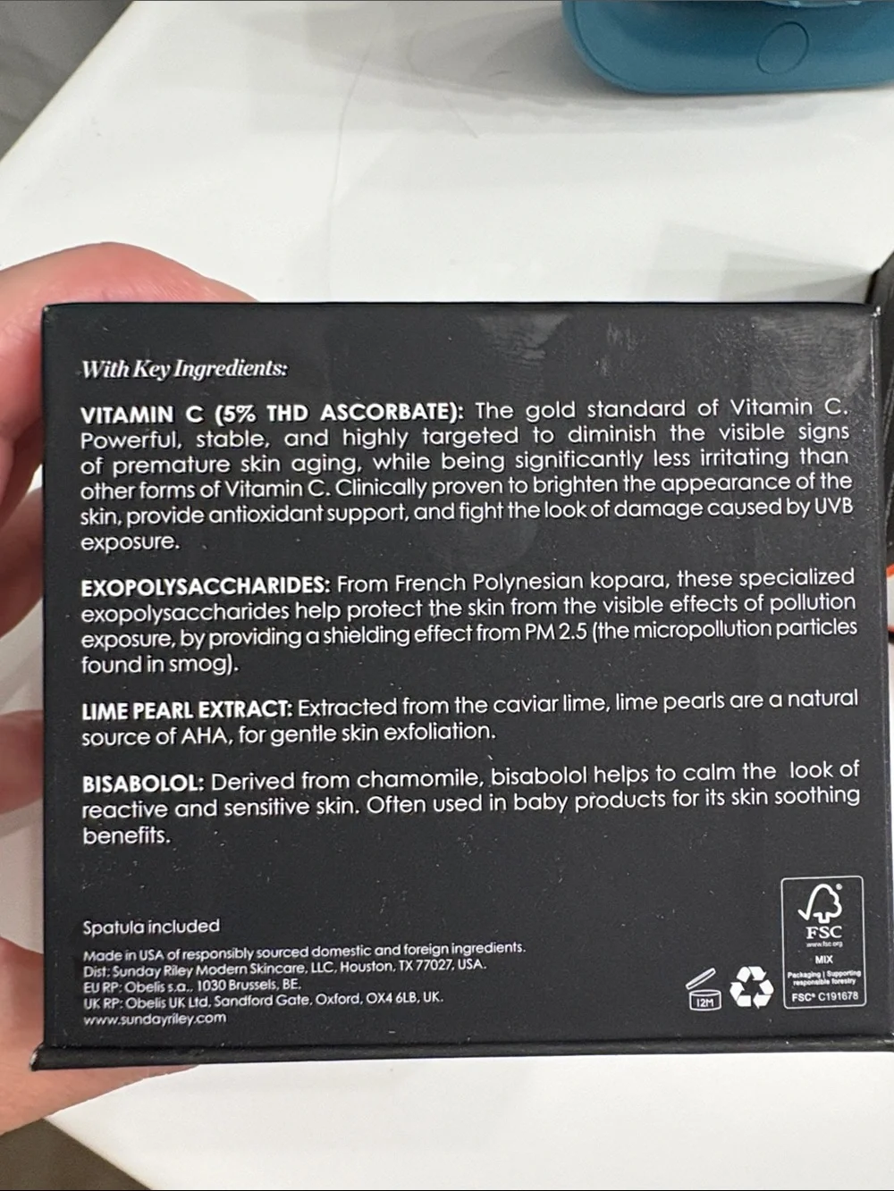 NWT Sunday Riley CEO Vit C Rich Hyrdration Cream